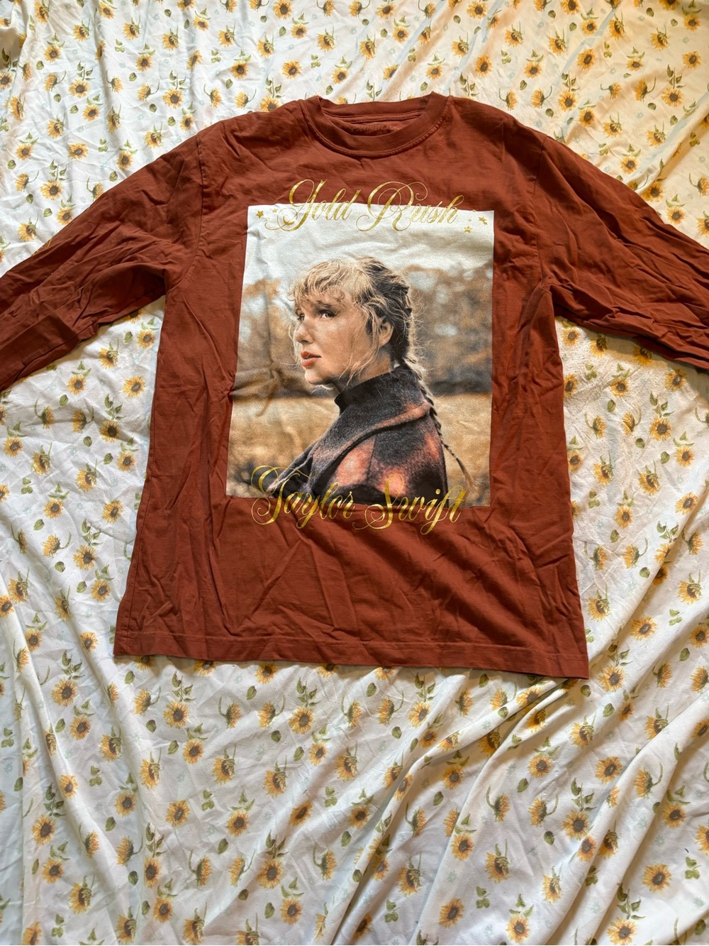 ✨ Taylor Swift Evermore “Gold Rush” long Sleeve Tee ✨